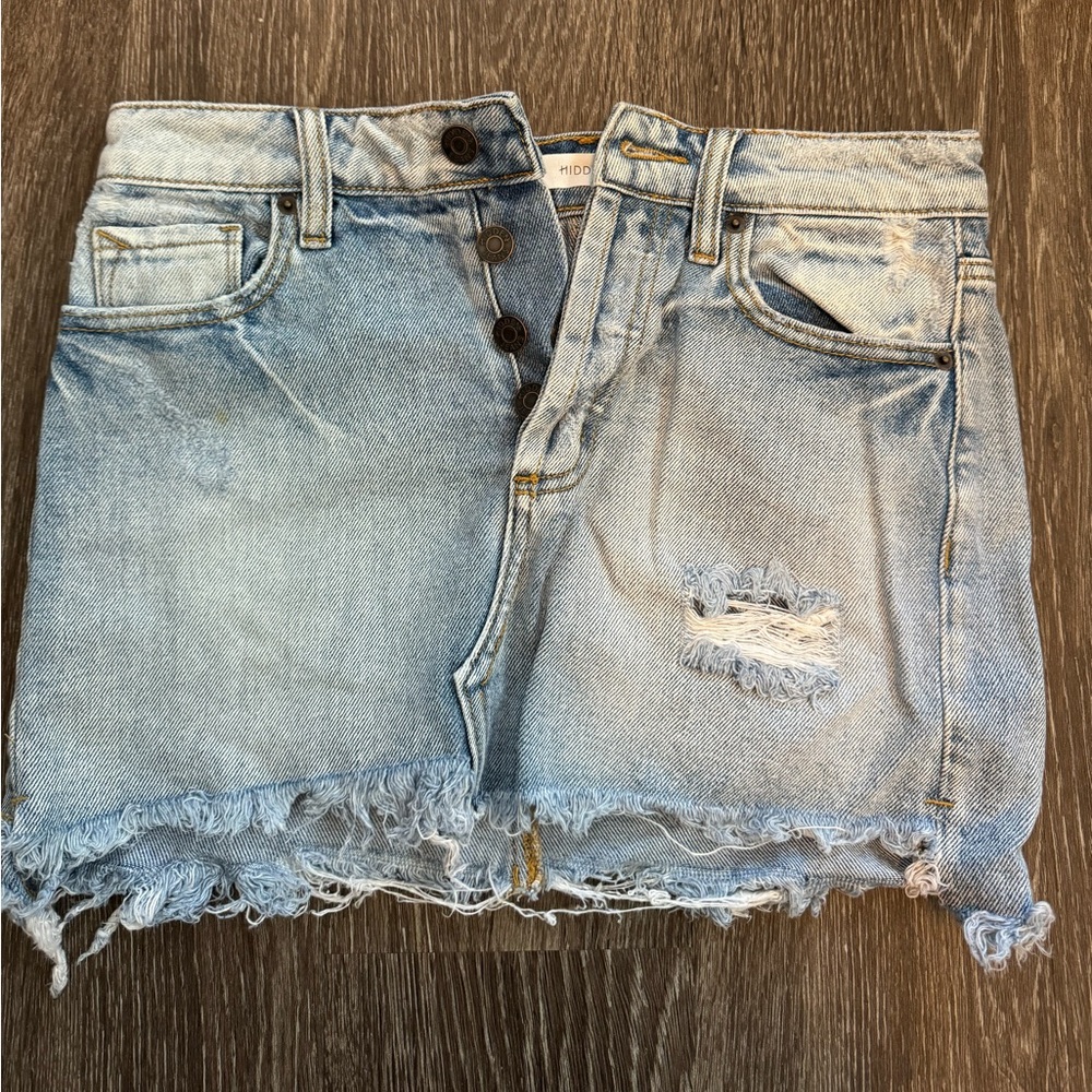 Hidden Jeans Denim Mini Skirt